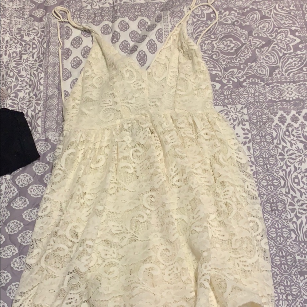 Cream romper